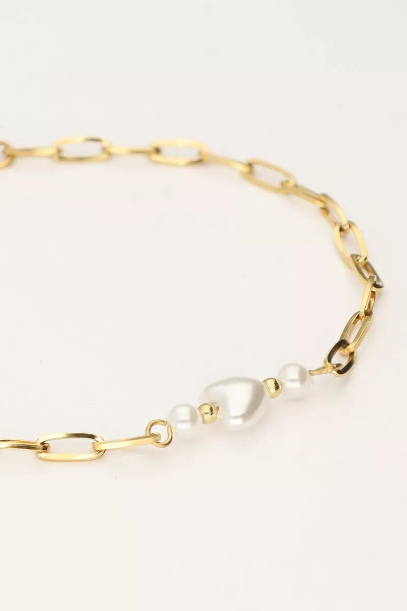 MY JEWELLERY Armband Met Parel Hartje