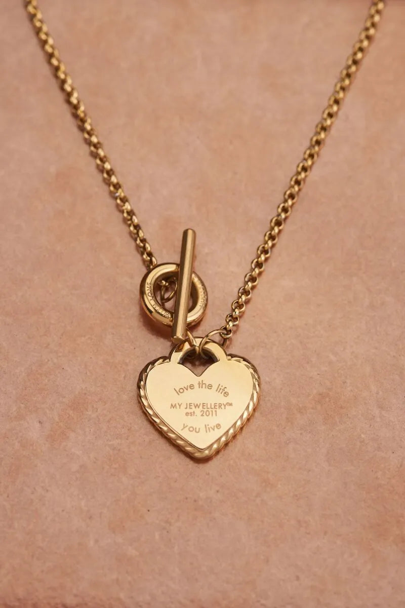 MY JEWELLERY Candy Ketting Hartje - Goud