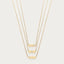 MY JEWELLERY Ketting Set Drie Hartjes - Goud