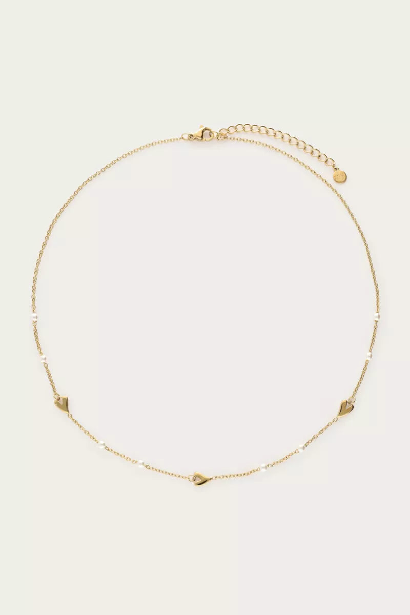 MY JEWELLERY Necklace Hearts & Pearls