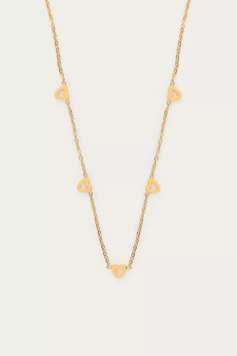 MY JEWELLERY Ketting Met Kleine Hartjes