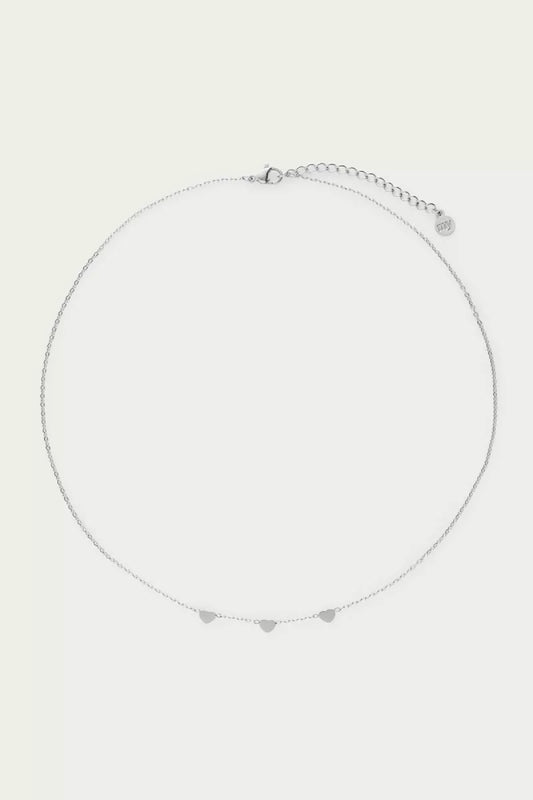 MY JEWELLERY Ketting Drie Hartjes - Zilver