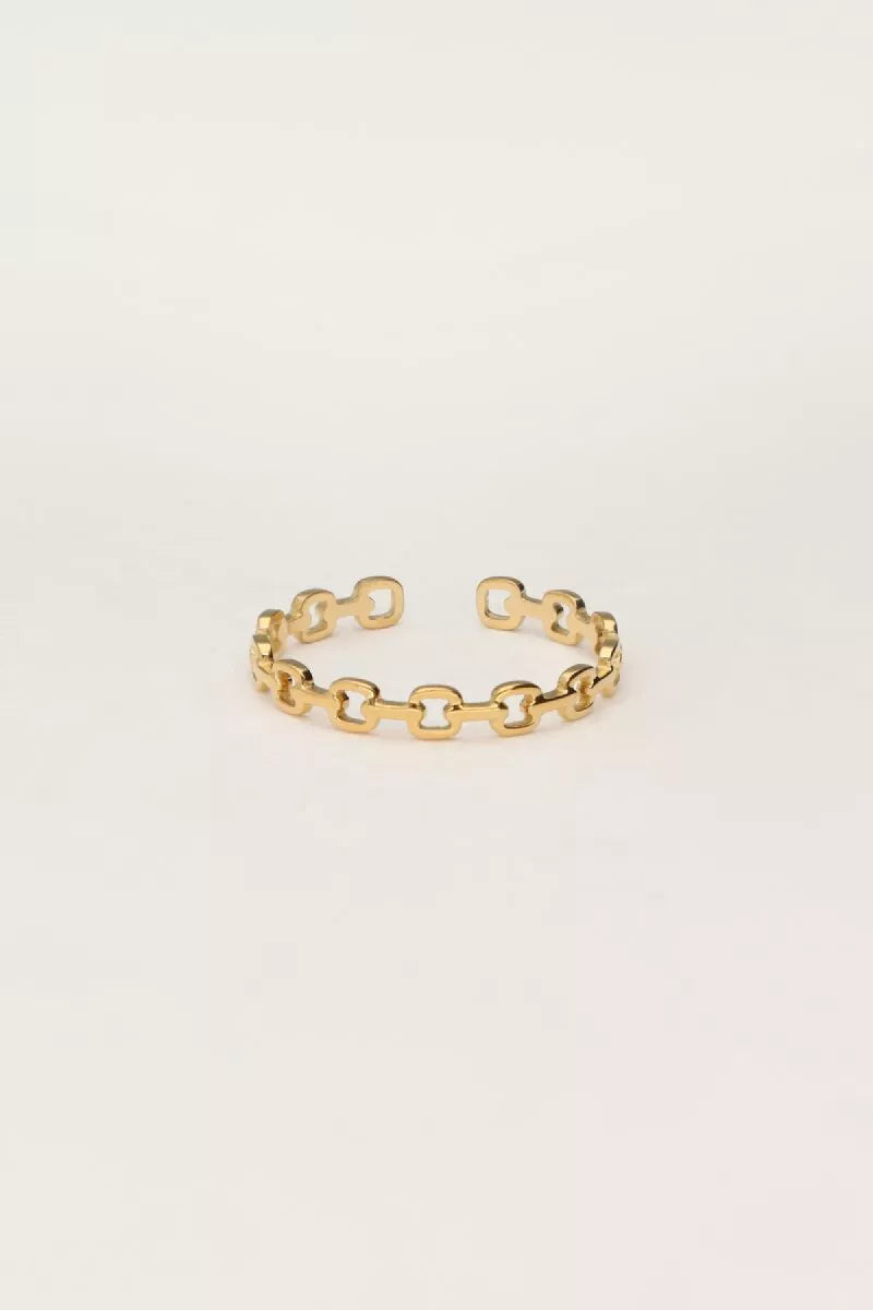 MY JEWELLERY Mix Ring Open Schakel - Goud