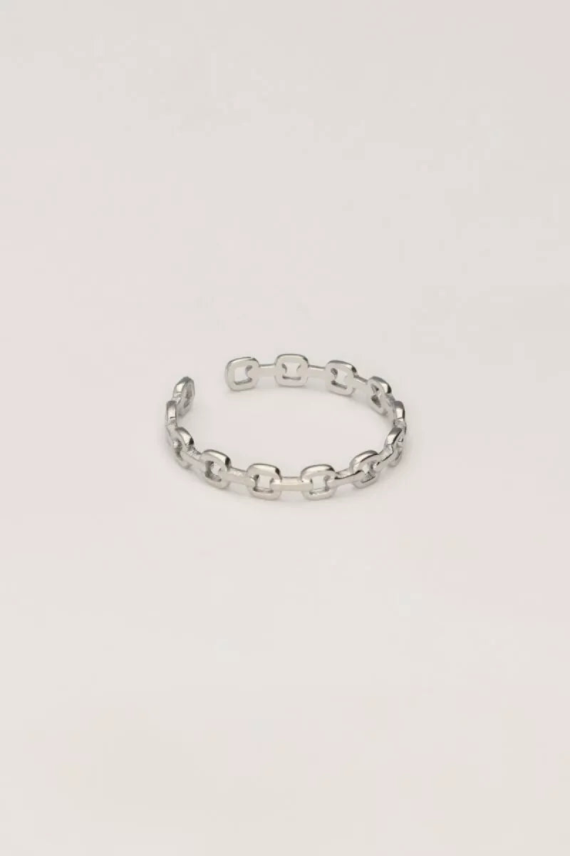 MY JEWELLERY Mix Ring Open Schakel - Zilver
