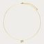 MY JEWELLERY Ketting Twee Strass Hartjes - Goud