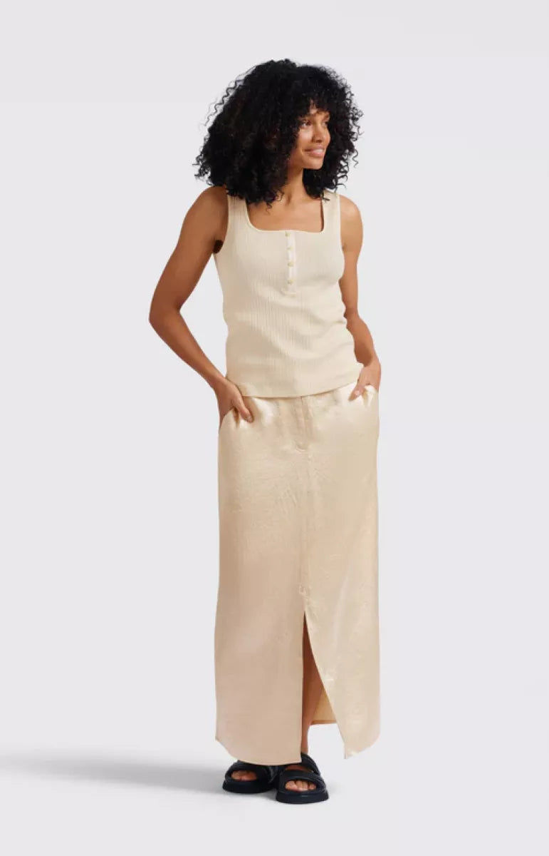 YAYA Geribde Singlet - Taupe