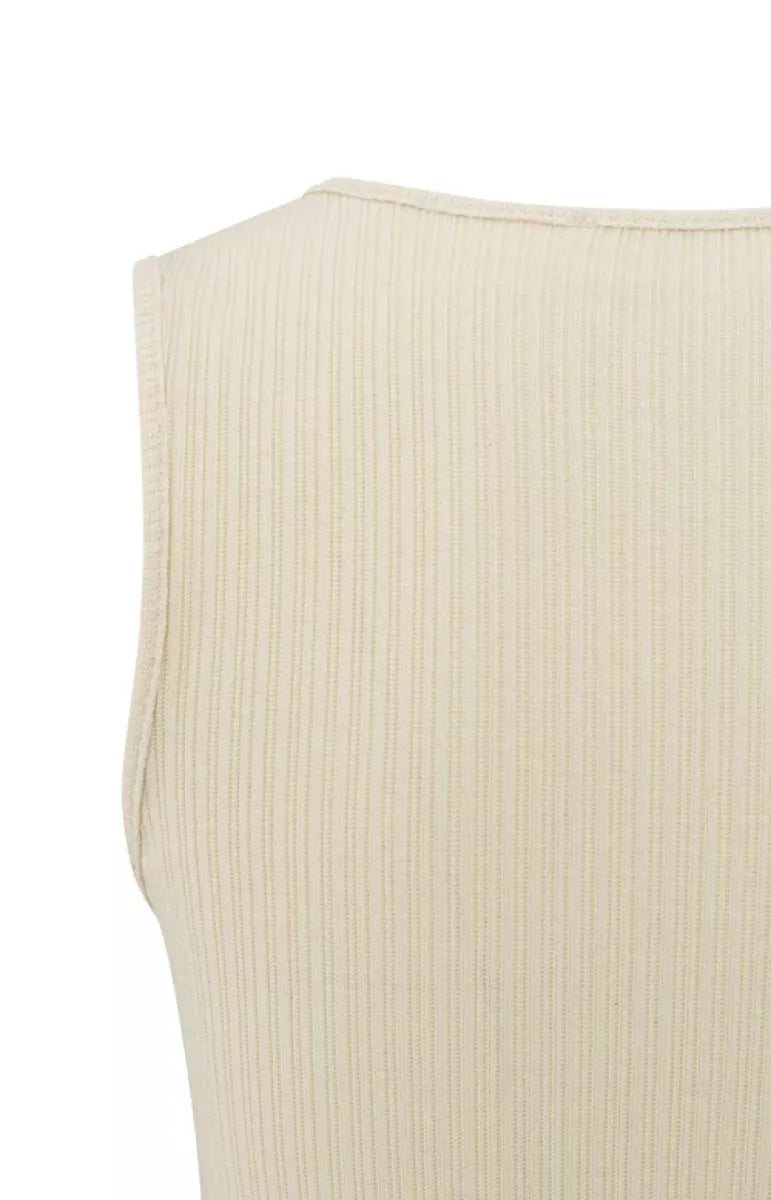 YAYA Geribde Singlet - Taupe