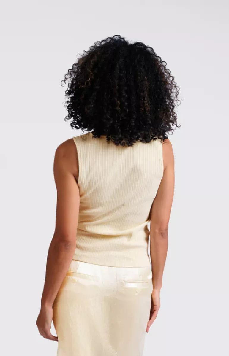 YAYA Geribde Singlet - Taupe