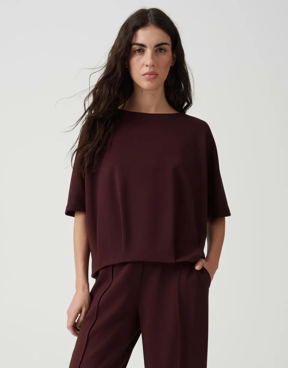 OPUS Ginne Sweatshirt - Cherry Jam