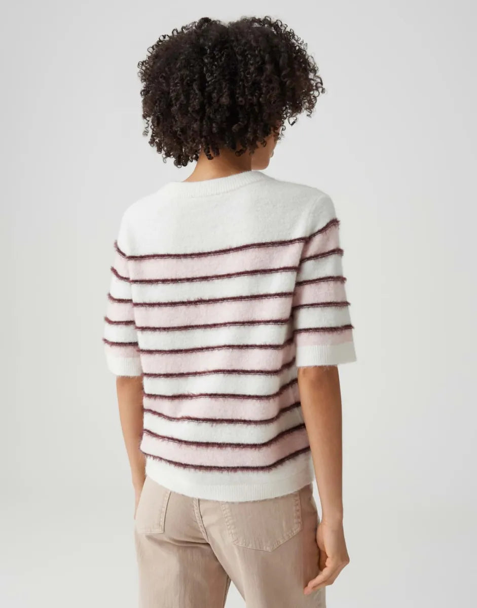 OPUS Pimota Stripe Knit- Rose Tint