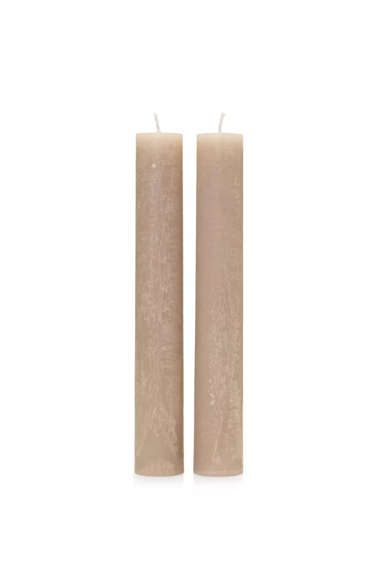 YAYA Rustieke Dinerkaarsen - Sand