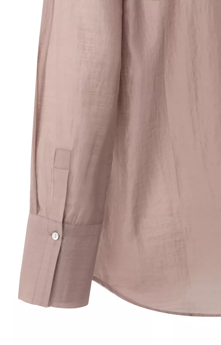 YAYA Sheer Blouse With Back Slit