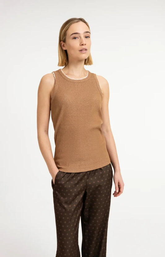 YAYA Singlet Met Kanten Details