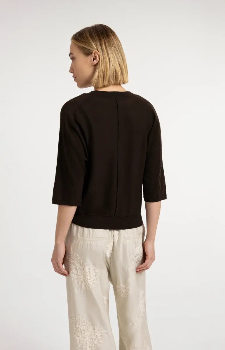 YAYA V-Hals Trui Met Naaddetails