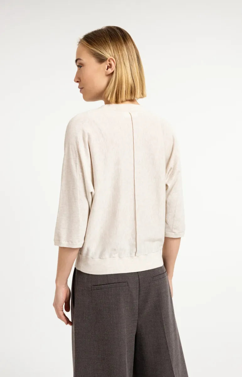 YAYA V-Hals Trui Met Naaddetails
