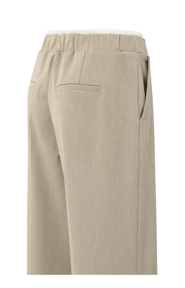 YAYA Woven Wide Leg Trousers