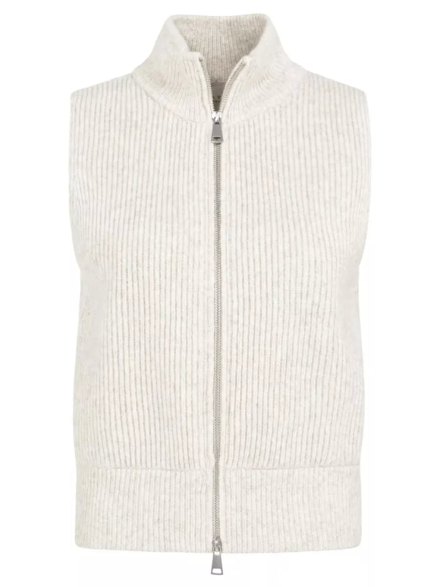 YAYA Mouwloos Vest met Rits