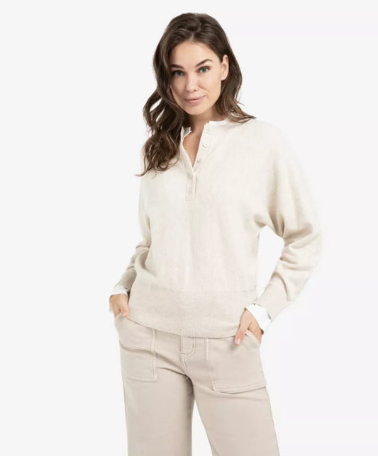 YAYA Sweater met Kraagdetail