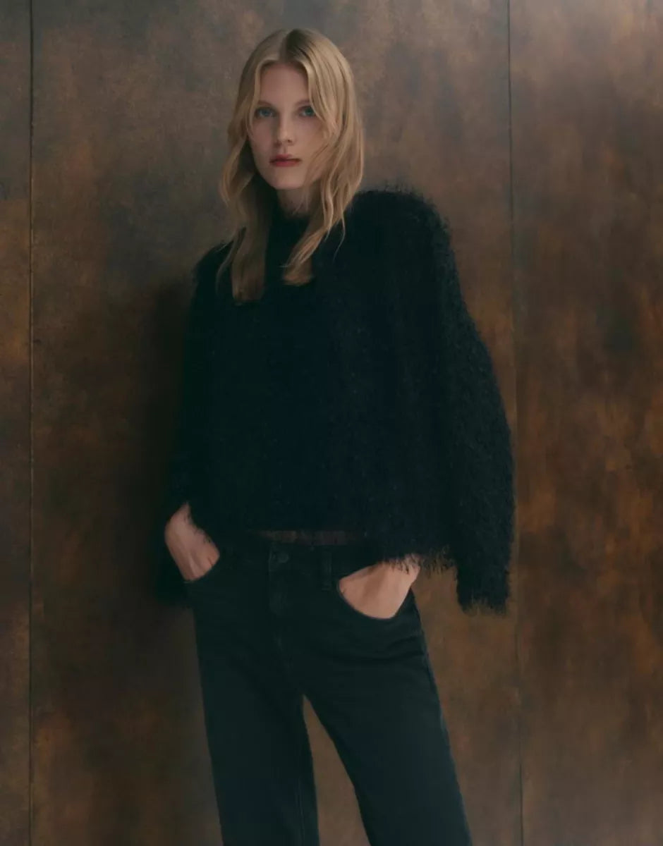 SOMEDAY Ufeather Knit - Black